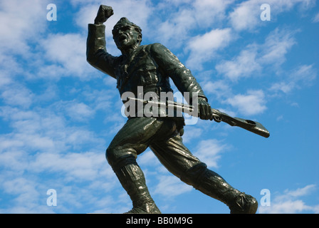 Statue des unbekannten Partisanen in Mitteleuropa Tirana-Albanien Stockfoto