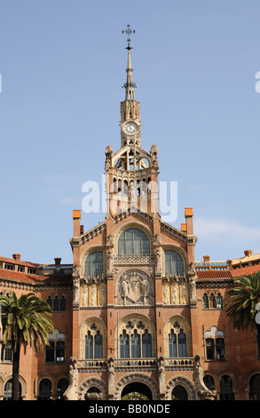 Hospital De La Santa Creu ich Sant Pau in Barcelona, Spanien Stockfoto