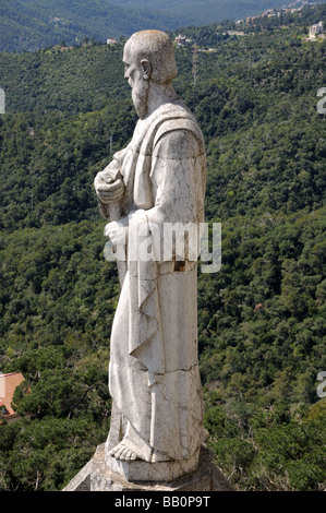 Statue im Tempel del Sagrat Cor in Barcelona Spanien Stockfoto