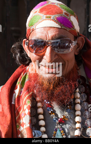 Schmuck-Hersteller in Alt-Delhi Indien Stockfoto