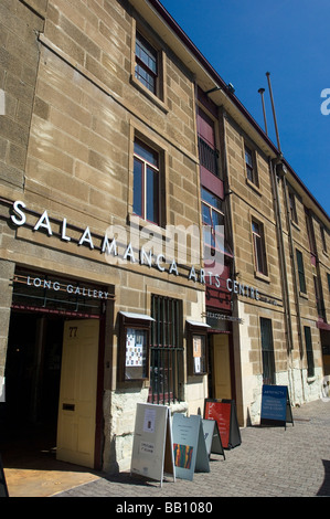 Salamanca Place, Hobart, Tasmanien, Australien. Stockfoto