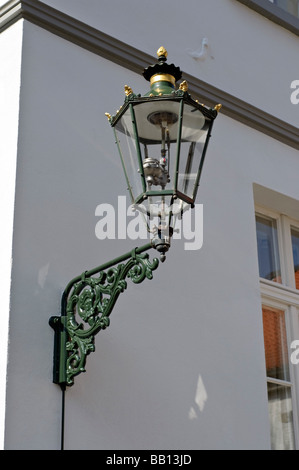 Alte Gas light in Duesseldorf Kaiserswerth, NRW, Deutschland. Stockfoto