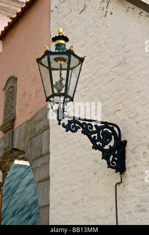 Alte Gas light in Duesseldorf Kaiserswerth, NRW, Deutschland. Stockfoto