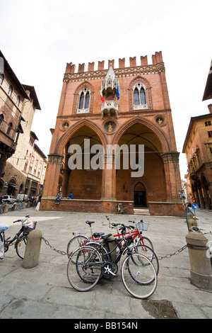 Palazzo Gericht Bologna Italien Stockfoto