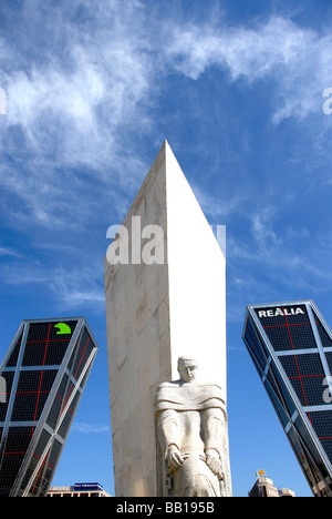 Europ-Tor, Madrid, Spanien Stockfoto