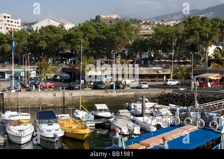 Funchal Madeira Meer Stadt portugiesische Insel im mittleren Atlantik Stockfoto