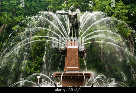 Archibald Fountain Hyde Park Sydney Australien Stockfoto