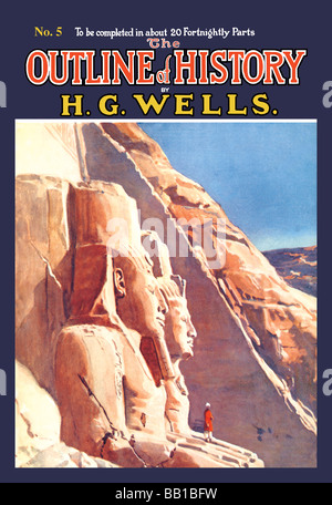 Der Umriss der Geschichte von HG Wells, Nein. 5: Exploration Stockfoto