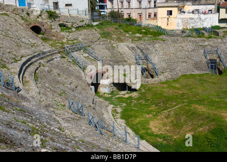 Römisches Amphitheater in Durres Albanien Europa Stockfoto