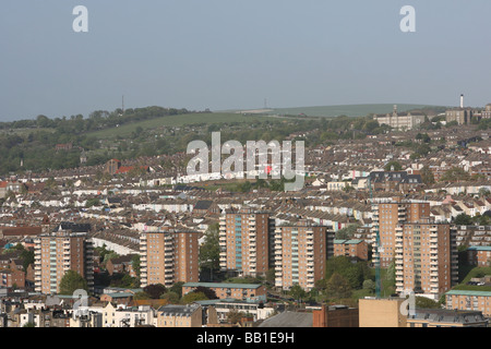 Hochhäuser in Brighton, East Sussex, UK. Stockfoto