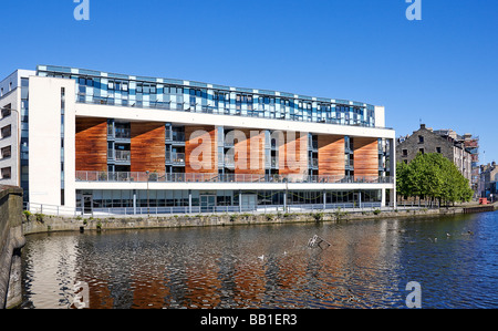 Sandport Ort. Das Ufer. Leith.Edinburgh.Scotland. Stockfoto