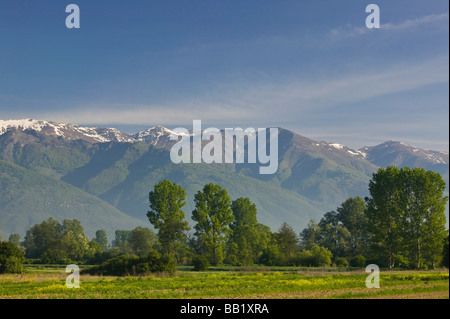 Mazedonien, Tetovo. SAR-Planina-Gebirge / Morgen Stockfoto