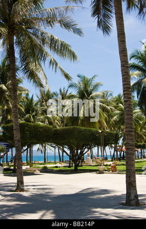 Municipal Strand, Nha Trang, Süd-Zentral-Vietnam, Südostasien Stockfoto