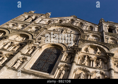 Kathedrale von St. Pierre Detail Angoulême Charente Frankreich Stockfoto