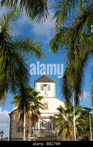 Sint Maarten Philipsburg Gerichtsgebäude Stockfoto