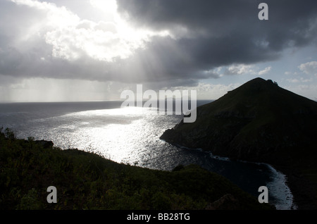 Saba Küste Spring Bay Stockfoto