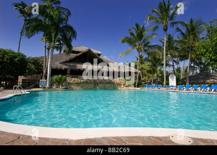 Dominikanische Republik, Bayahibe, Viva Wyndham Dominicus Beach Stockfoto