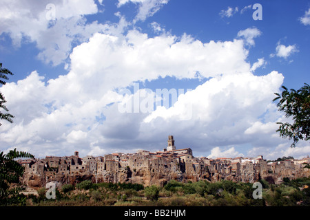 Blick auf Pitigliano 4 Stockfoto