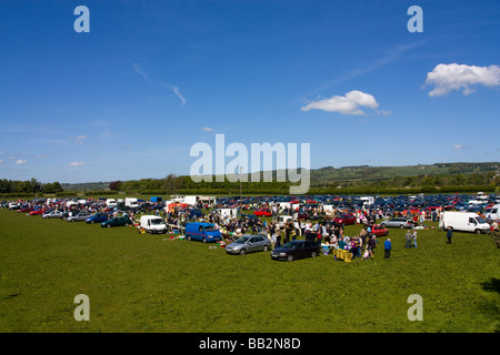 Corbridge Mittwoch Auto boot Messe Northumberland Stockfoto