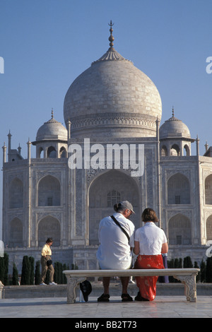 Das Taj Mahal in Agra Indien