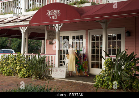 USA, Florida, Volusia, New Smyrna Beach, Riverview Hotel, Herr Stockfoto