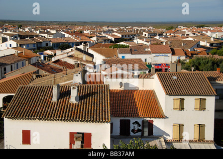 Saintes Maries De La Mer, Camargue, Frankreich Stockfoto