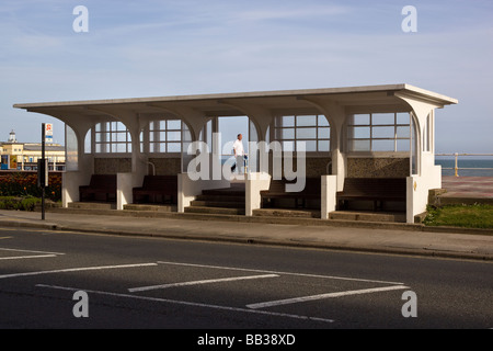 Bus Shelter Hastings Stockfoto
