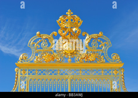Tor, Schloss Versailles, Versailles, Yvelines, Frankreich Stockfoto