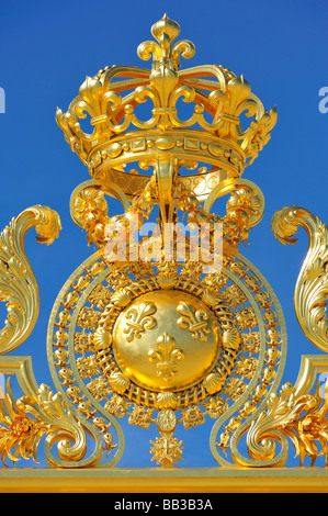 Tor, Schloss Versailles, Versailles, Yvelines, Frankreich Stockfoto