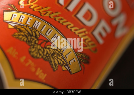 Fullers Chiswick London Pride Bier Flasche Etikett closeup Stockfoto