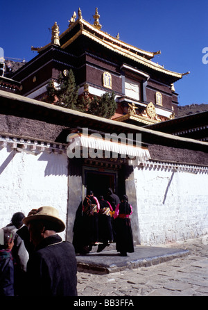 Tashilhunpo Kloster, Shigatse, Tibet Stockfoto