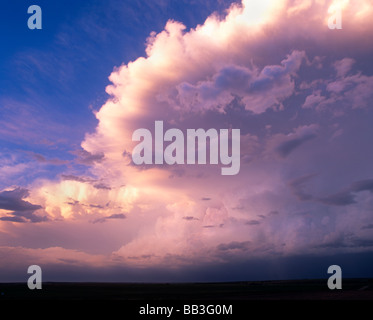 Super Licht auf eine schwere Gewitter in Nebraska, USA Stockfoto