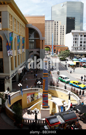 Westfield Horton Plaza ein Einkaufszentrum in der Innenstadt San Diego Kalifornien Usa Stockfoto