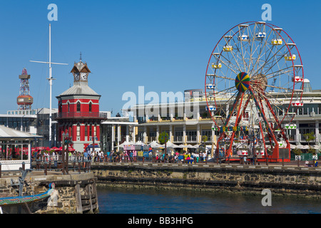 Hafen und "Clock Tower", "V & A Waterfront", "Cape Town", "Südafrika" Stockfoto