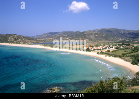 Bucht von Chia Provinz Cagliari Italien Stockfoto