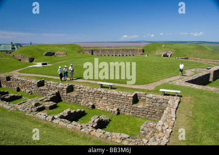 Kanada, New Brunswick, Aulac. Fort Cumberland (aka Fort Beausejour), National Historic Site. Chignecto Bay in der Ferne. Stockfoto