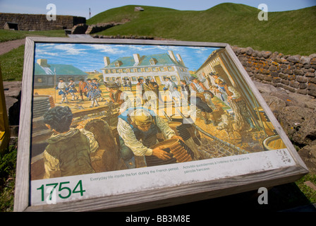Kanada, New Brunswick, Aulac. Fort Cumberland (aka Fort Beausejour), National Historic Site. Stockfoto