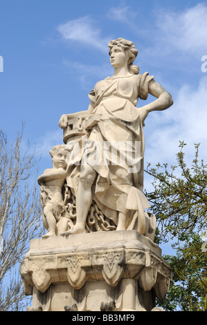 Statue im Parc De La Ciutadella in Barcelona, Spanien Stockfoto