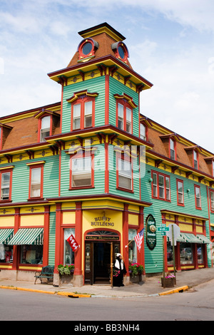 Viktorianische Italianate Gebäude Margaretville New York Delaware County Catskills Stockfoto