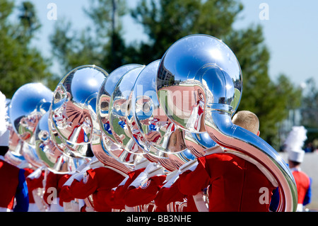 Kalifornien, Pasadena. 2009-Tournament of Roses Bandfest. Bands von Amerika Ehren Band. Stockfoto