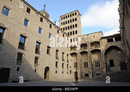 Placa del Rei in Barcelona Spanien Stockfoto