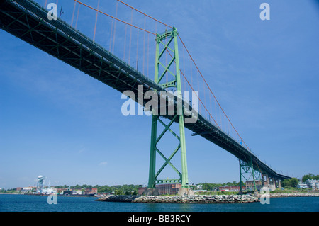 Kanada, Nova Scotia Halifax. Hafengebiet, McDonald Brücke. Stockfoto