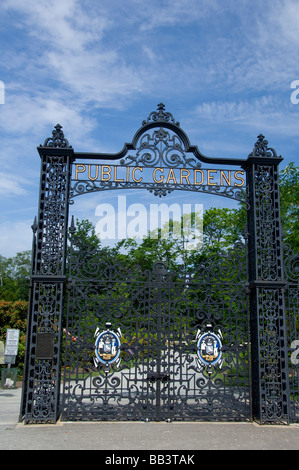 Kanada, Nova Scotia Halifax. Öffentliche Gärten, historischen viktorianischen Stadtgarten 1836 gegründet. Stockfoto