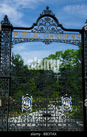 Kanada, Nova Scotia Halifax. Öffentliche Gärten, historischen viktorianischen Stadtgarten 1836 gegründet. Stockfoto