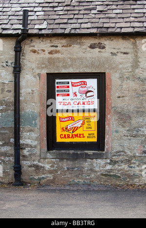 Tunnock Werbung Stockfoto