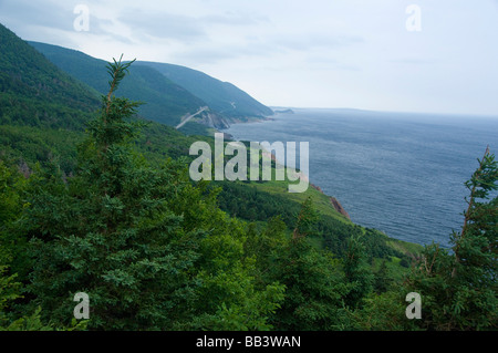 Kanada, Nova Scotia, Cape Breton Island, Cabot Trail. Cape Breton Highlands National Park. Stockfoto