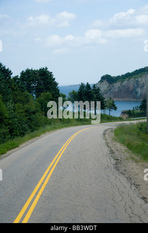 Kanada, Nova Scotia, Cape Breton Island, Cabot Trail. Cape Breton Highlands National Park. Stockfoto