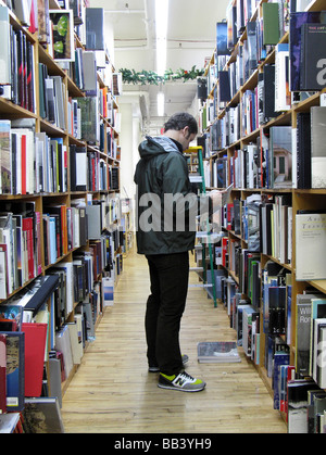 New York City, Strand-Buchhandlung, Broadway und 12th Street; 18 Meilen von Büchern. Stockfoto