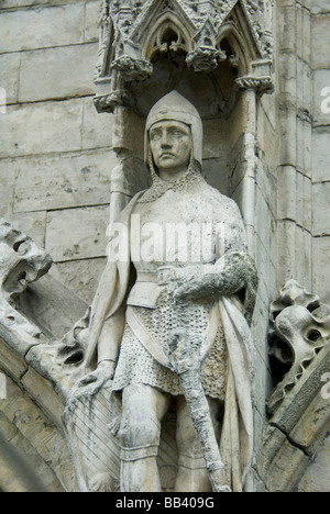 Belgien, Flandern, Brüssel, Europa, Detail des Rathauses Stockfoto