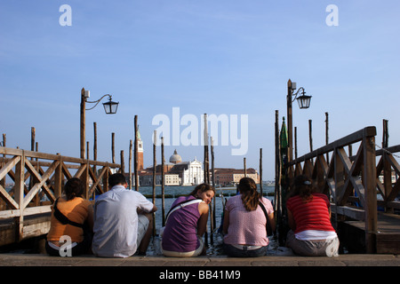 Venedig: Gruppenbild Stockfoto